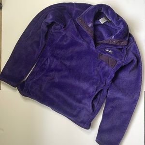 Purple Patagonia Fleece Pullover Size Medium